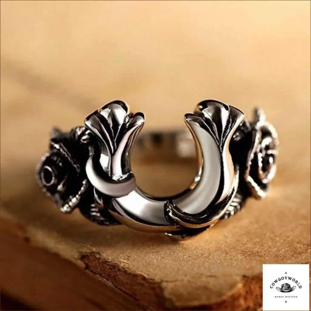 Bague Femme Fer à Cheval (Argent)