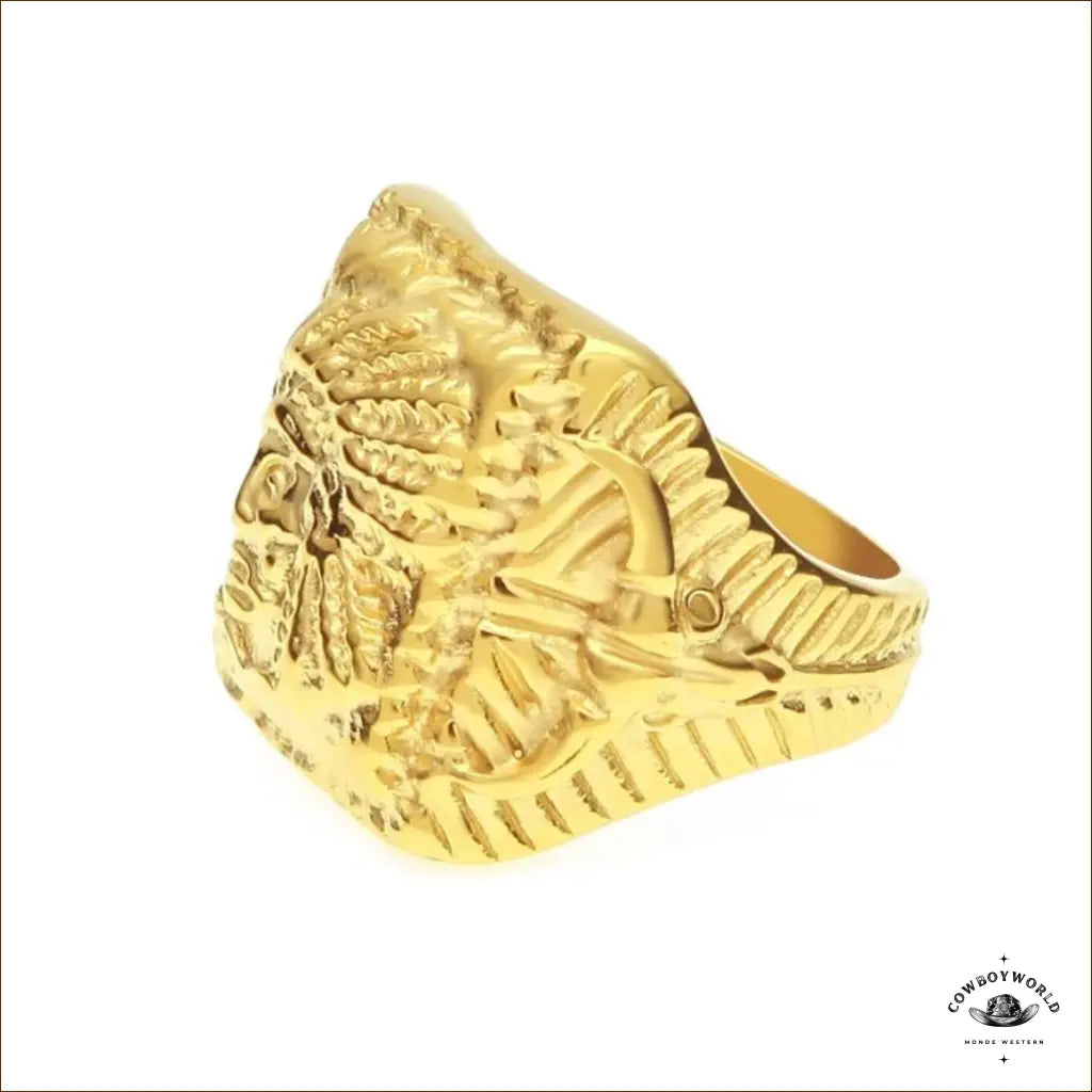 Bague Western Amérindienne Homme