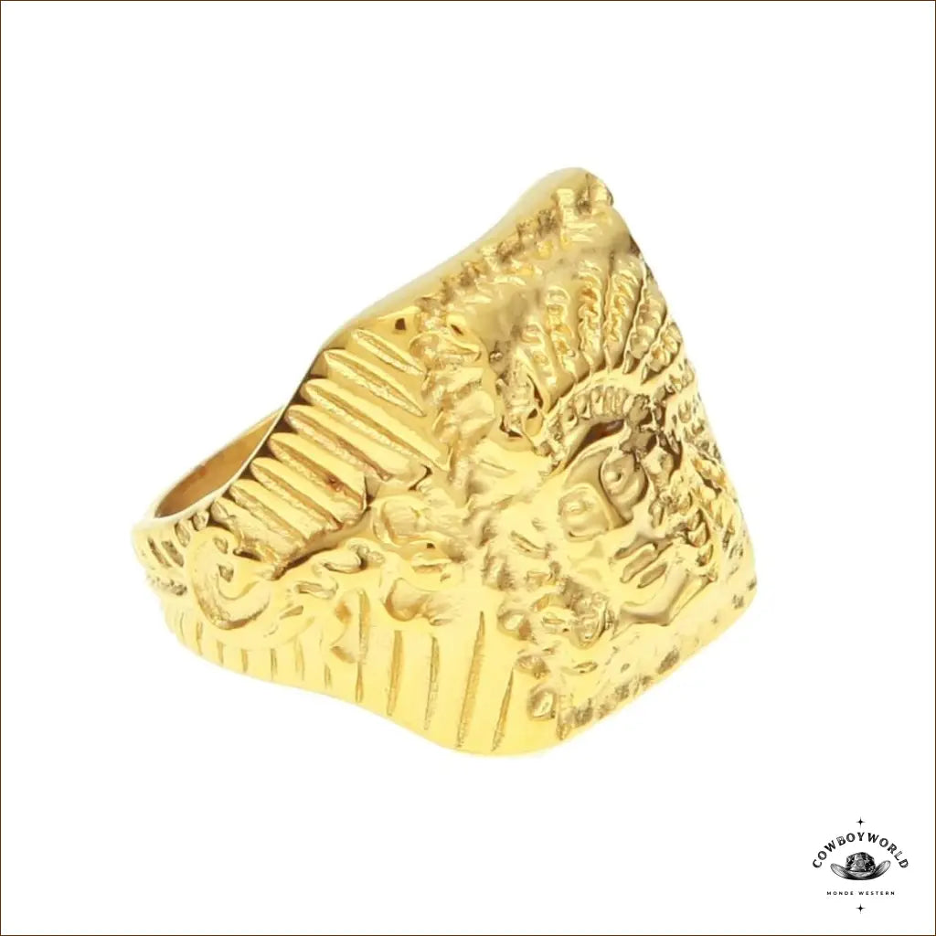 Bague Western Amérindienne Homme