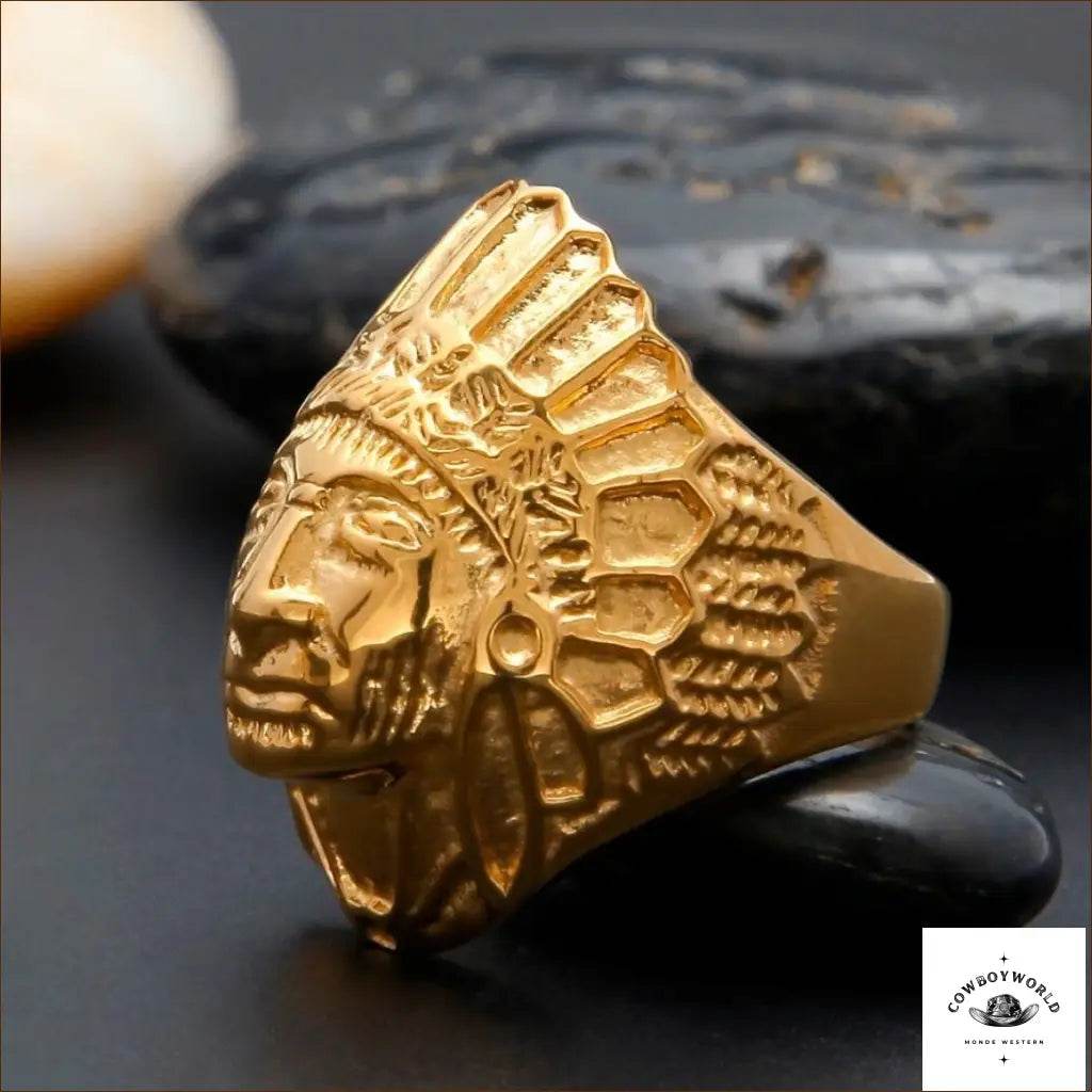 Bague Western Chef Indien - Cowboy World