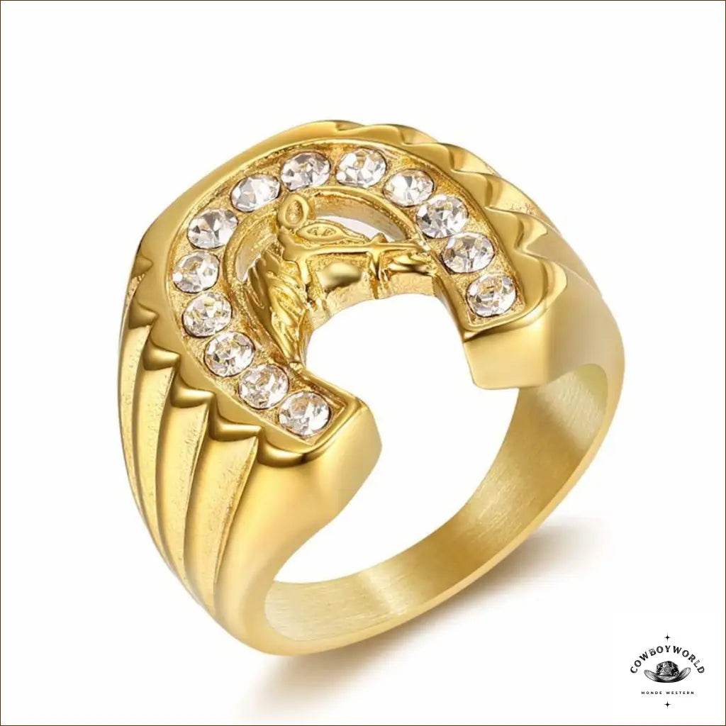 Bague Western Fer à Cheval - Cowboy World