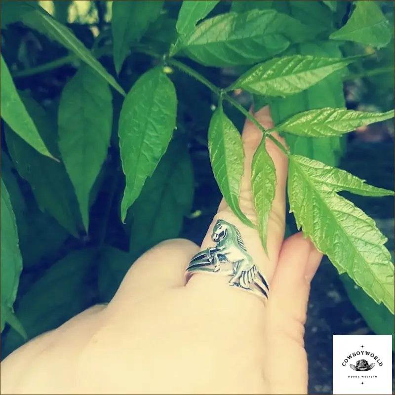 Bague Western Tête de Cheval - Cowboy World