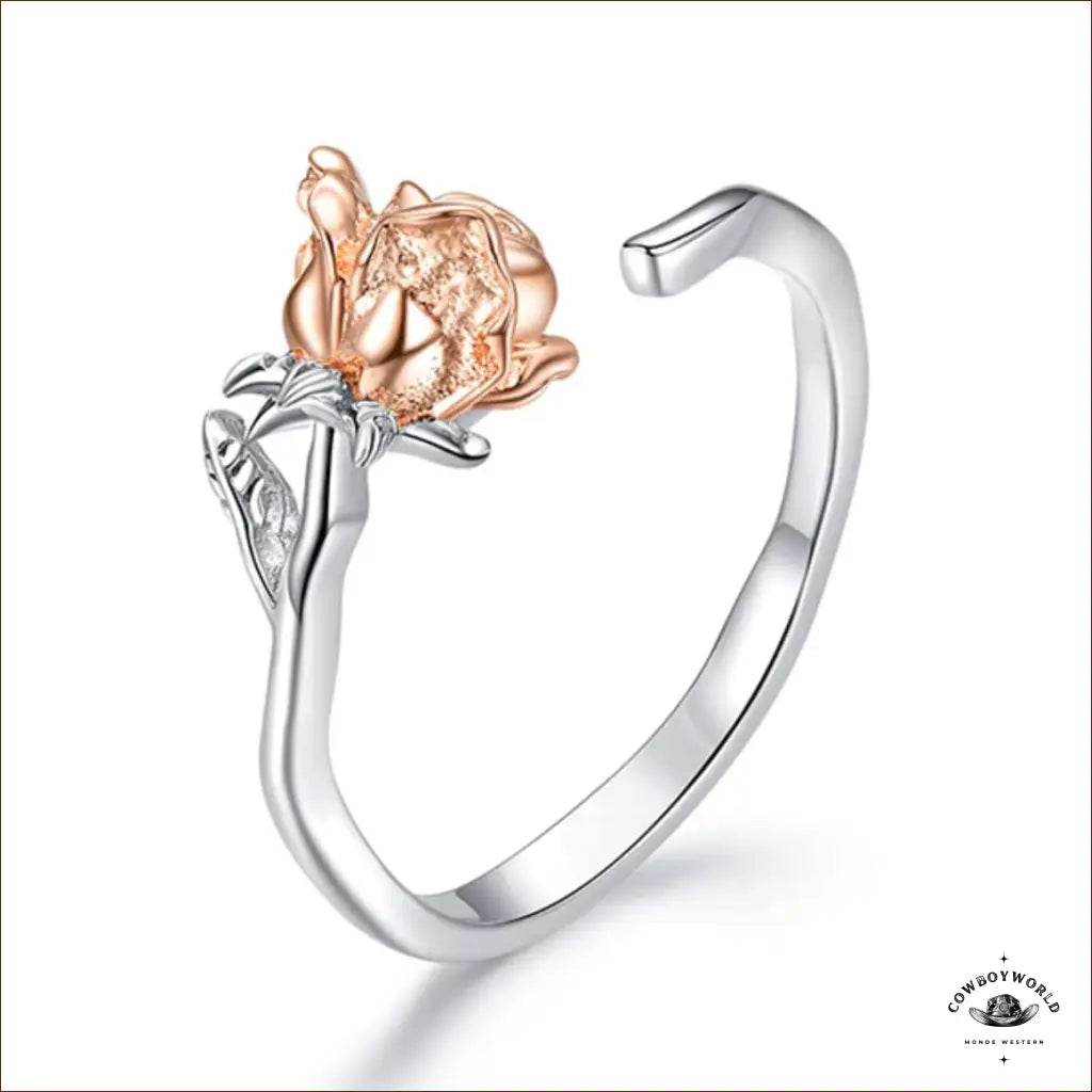 Bague Western Vintage (Argent) - Cowboy World