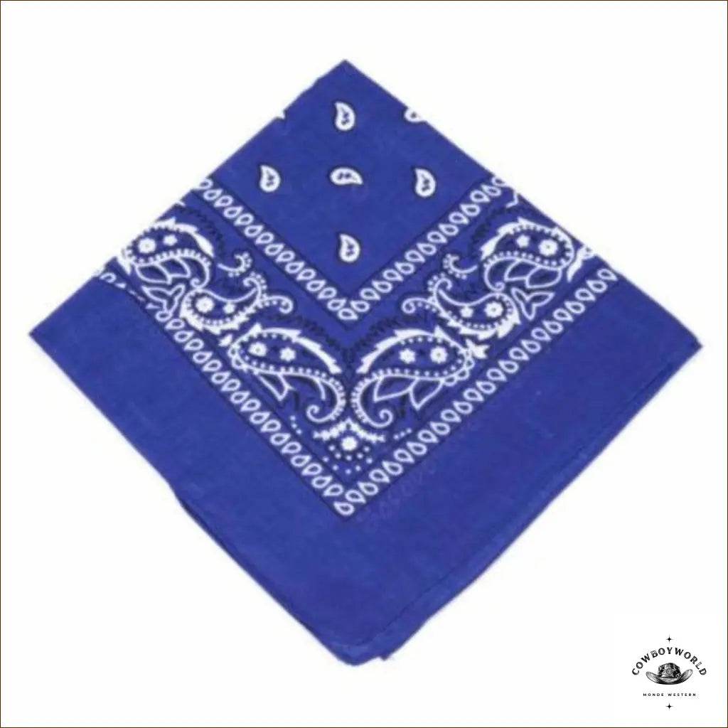 Bandana Cowboy Bleu - Cowboy World