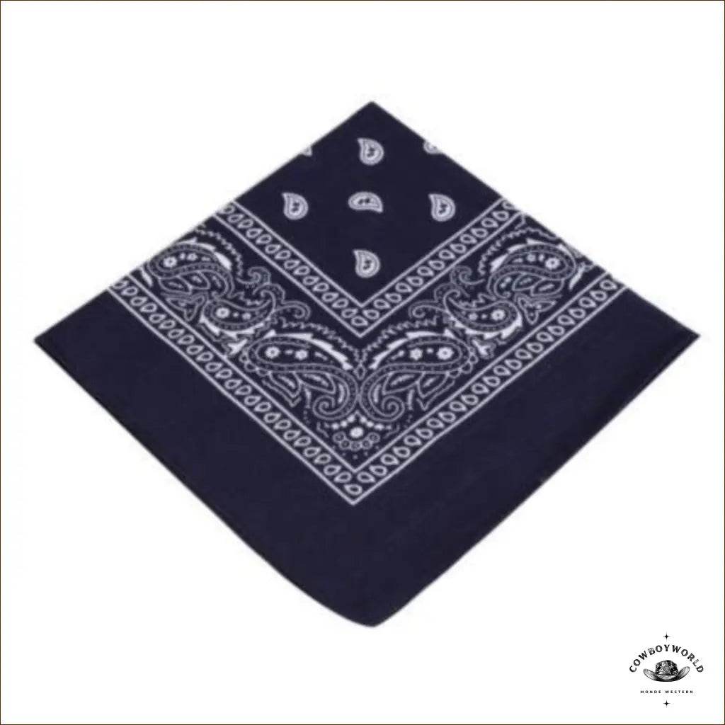 Bandana Cowboy Bleu Marine - Cowboy World