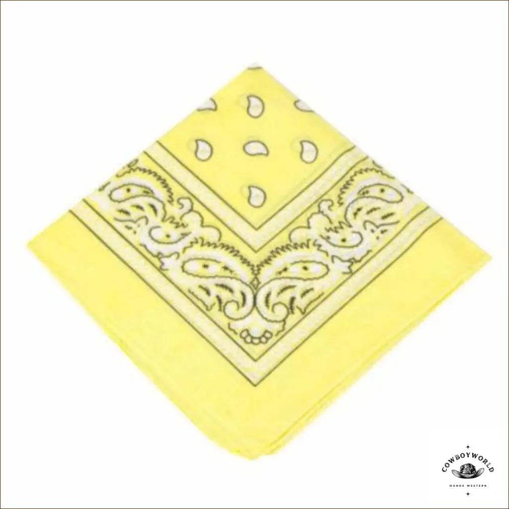 Bandana Cowboy Jaune - Cowboy World