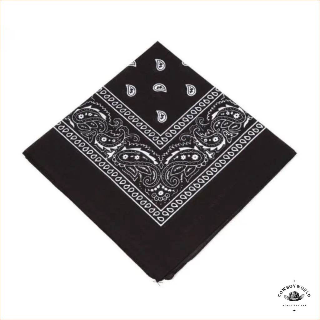 Bandana Cowboy Noir - Cowboy World