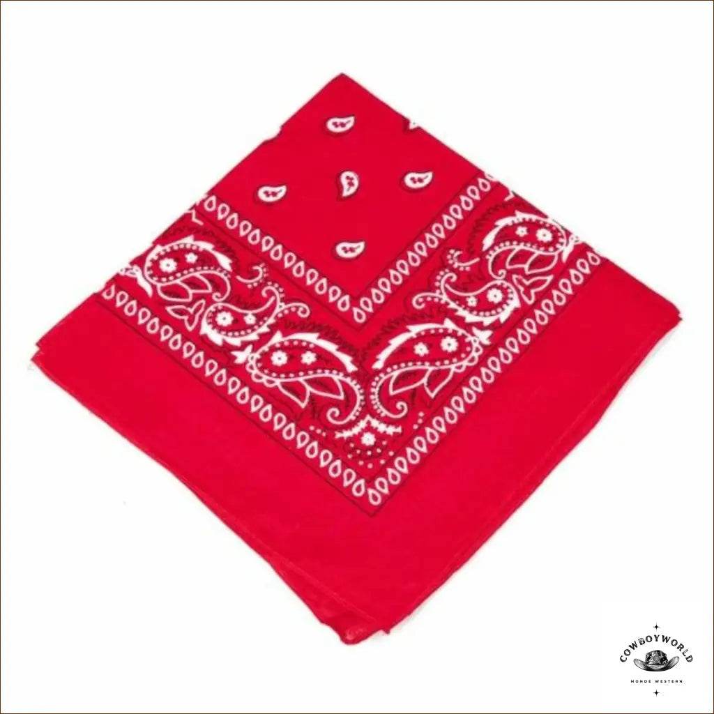 Bandana Cowboy Rouge - Cowboy World
