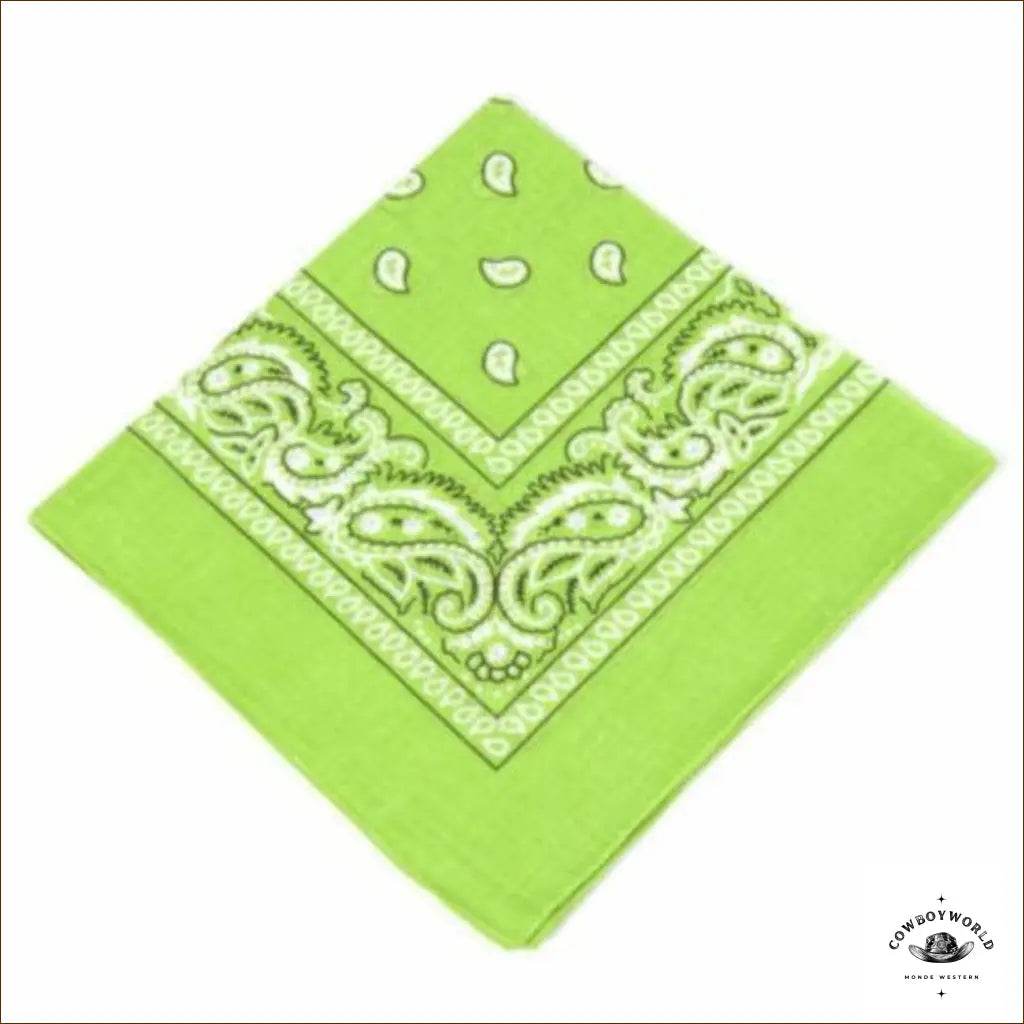 Bandana Cowboy Vert - Cowboy World