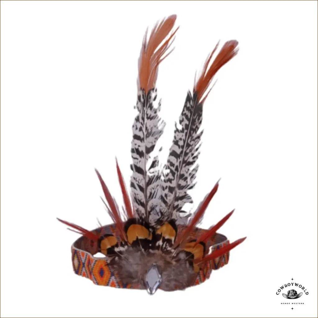 Bandeau Coiffe Indienne - Cowboy World