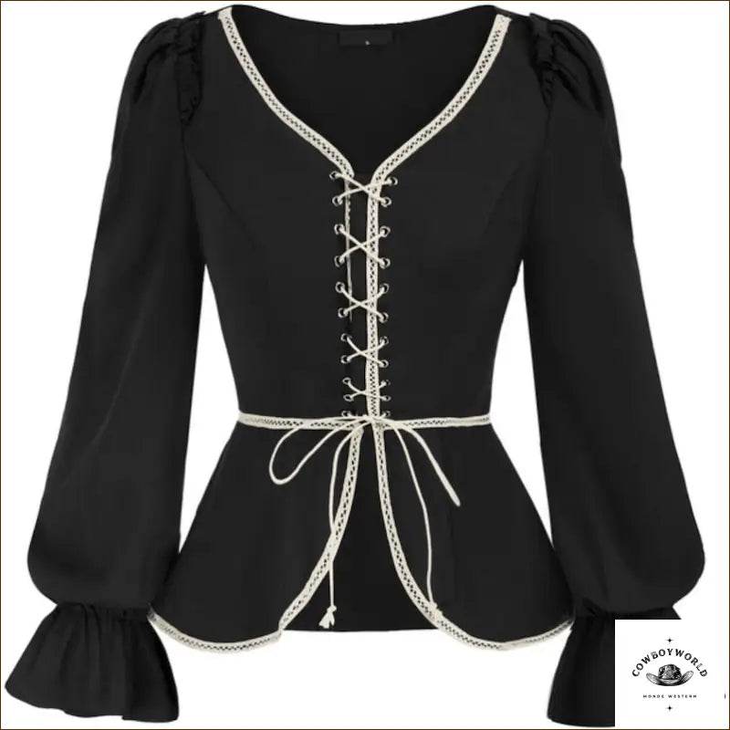 Blouse Country Verte - Cowboy World