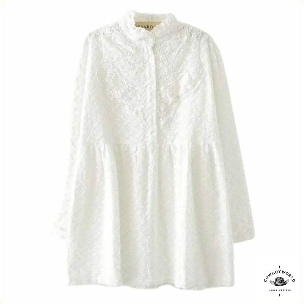 Blouse de Western Blanche - Cowboy World