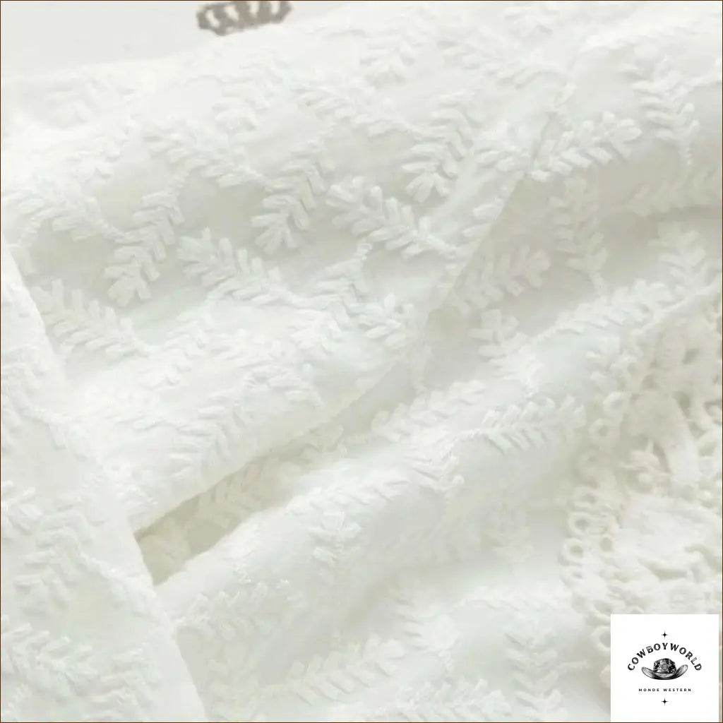 Blouse de Western Blanche - Cowboy World