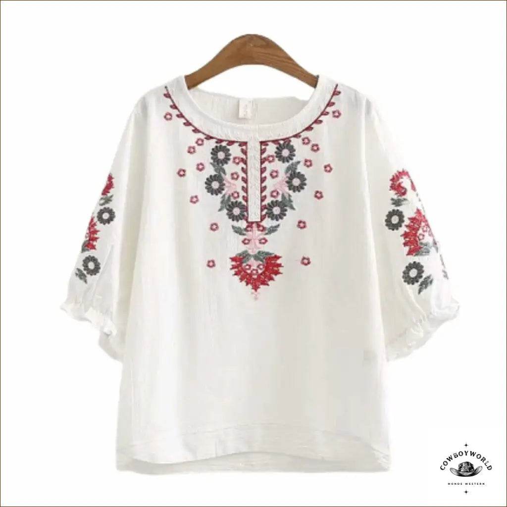 Blouse Western Style Indien - Cowboy World