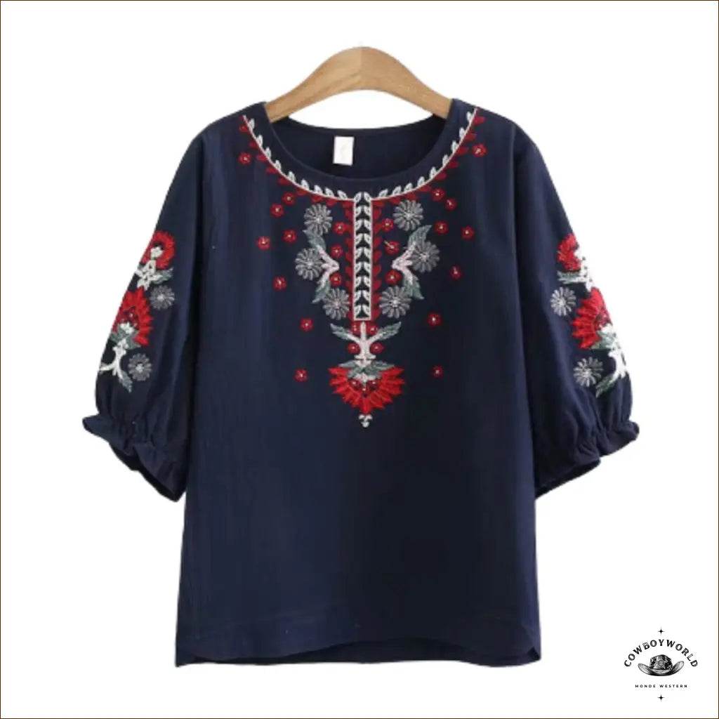 Blouse Western Style Indien - Cowboy World