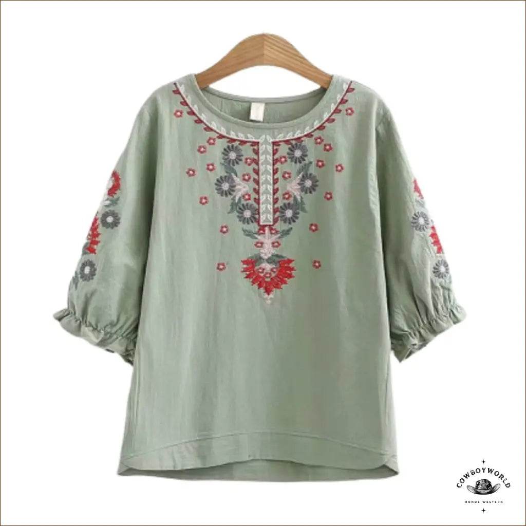 Blouse Western Style Indien - Cowboy World