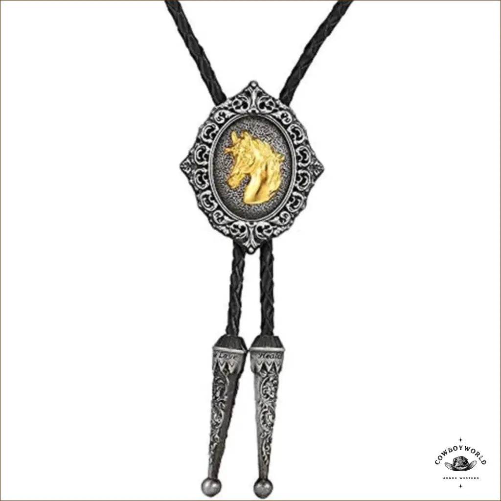 Bolo Tie Tête de Cheval - Cowboy World