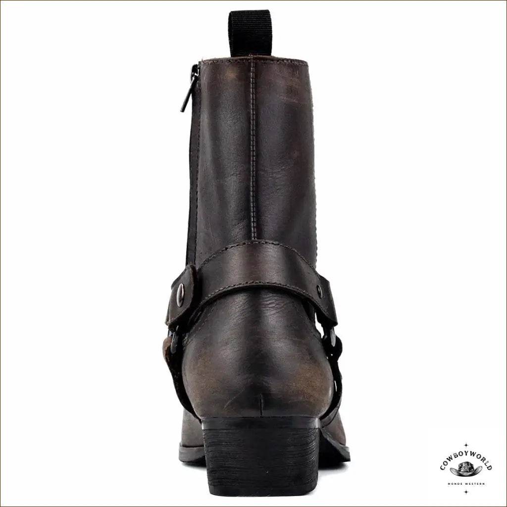 Boots Cowboy Marron Homme - Cowboy World