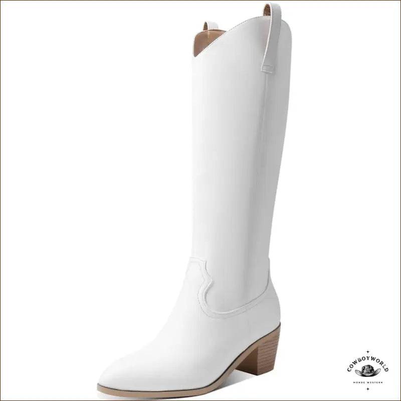 Bottes Blanches Western - Cowboy World