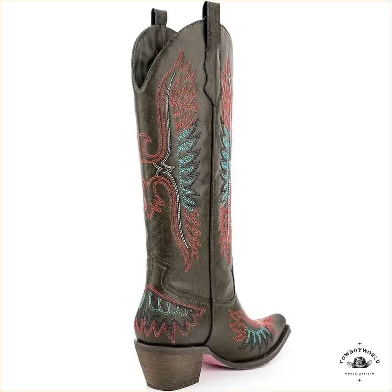 Bottes Country Cuir Femme - Cowboy World