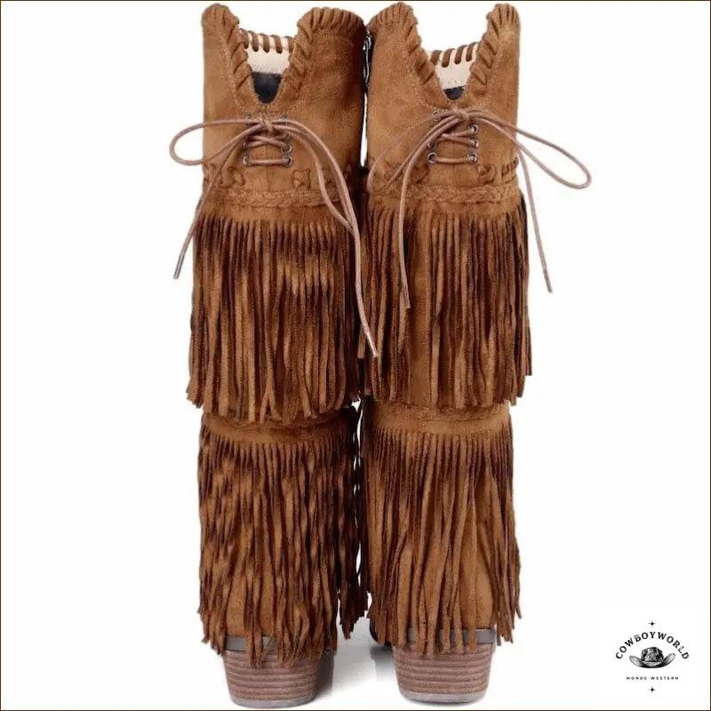 Bottes Country Femme à Franges - Cowboy World
