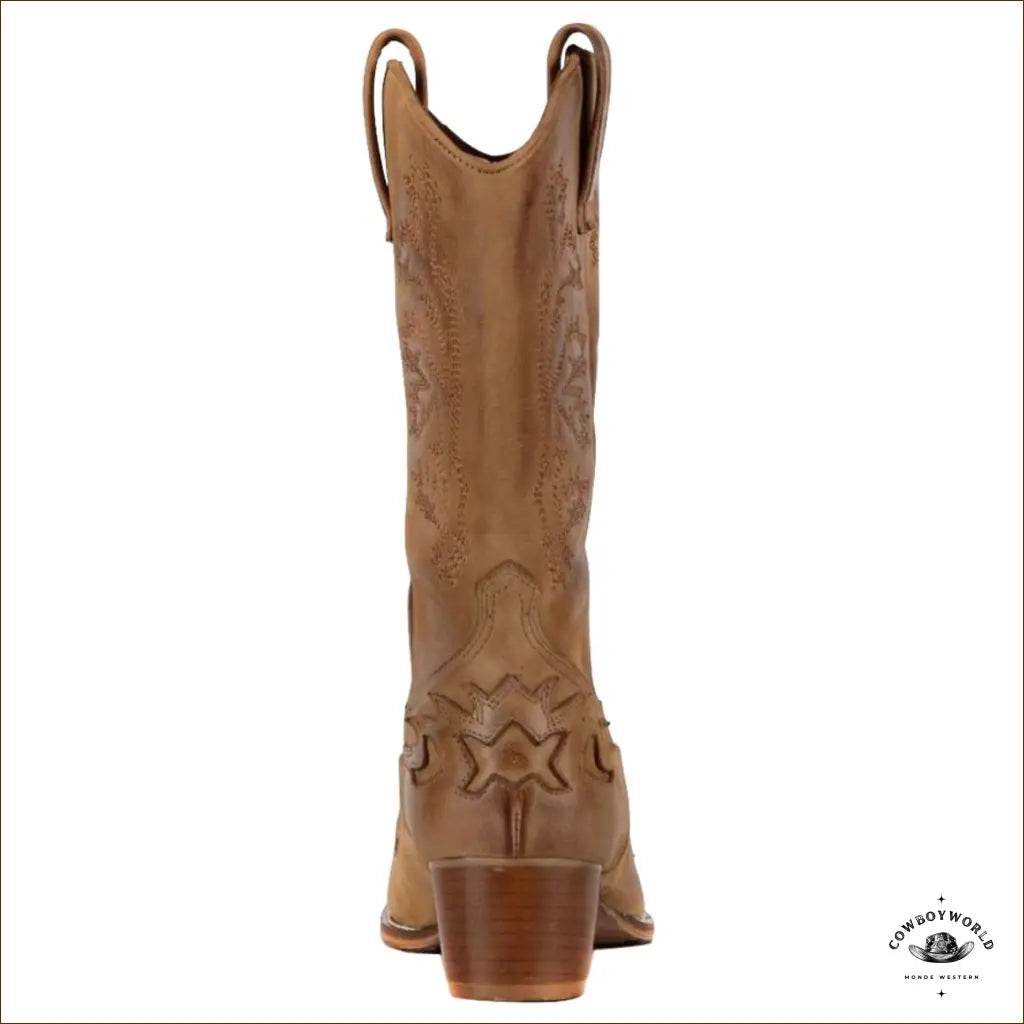 Bottes Country Femme Marron - Cowboy World