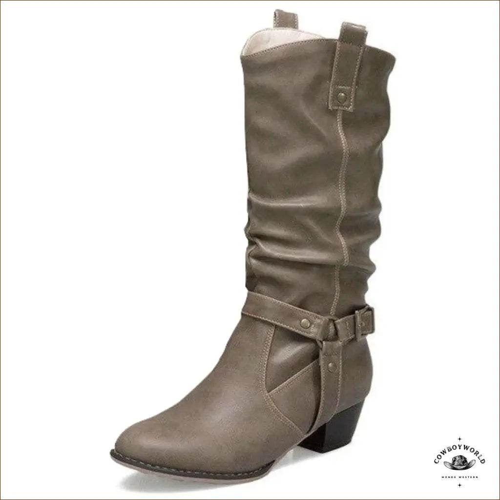 Bottes Country Femme Noires - Cowboy World