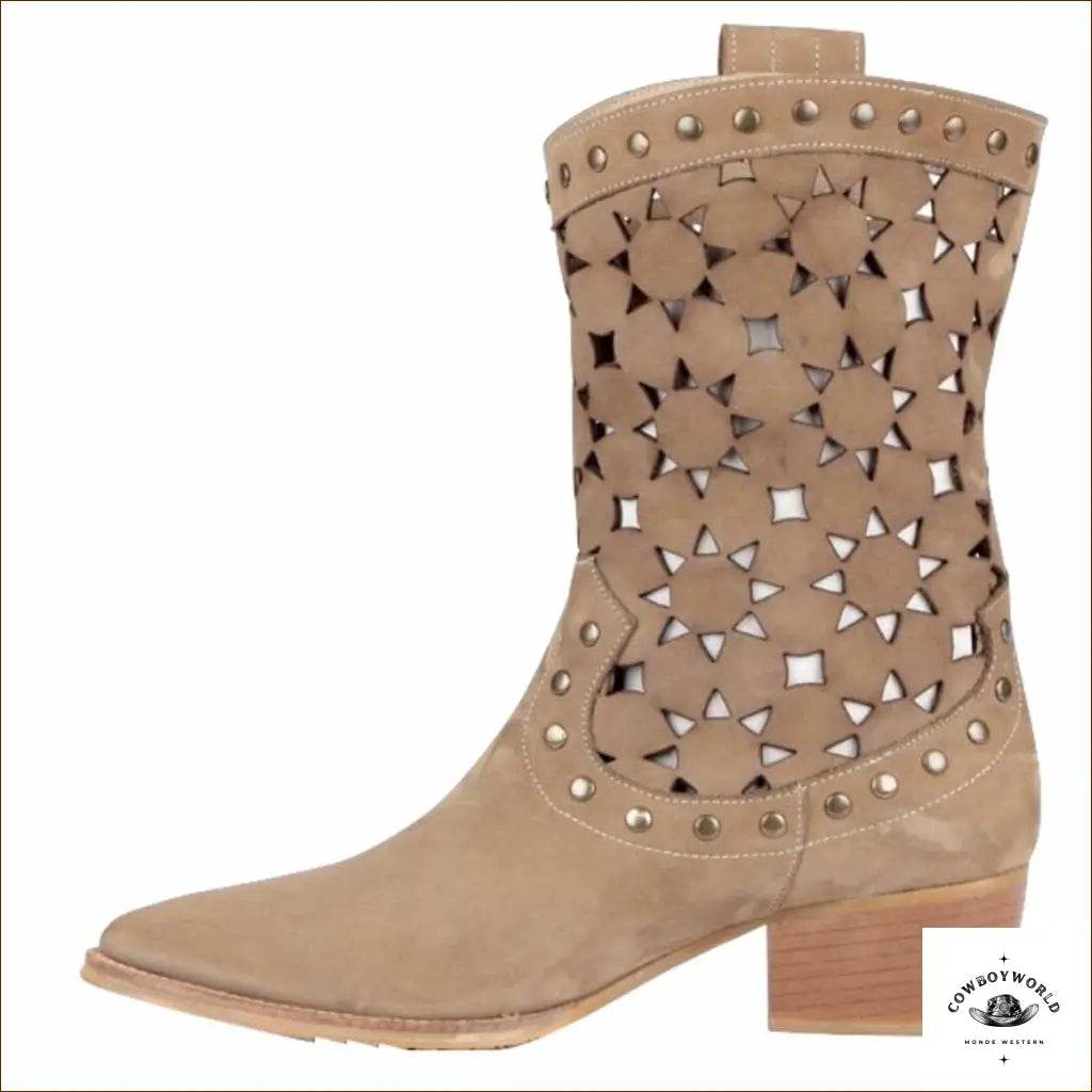 Bottes Courtes Style Western - Cowboy World