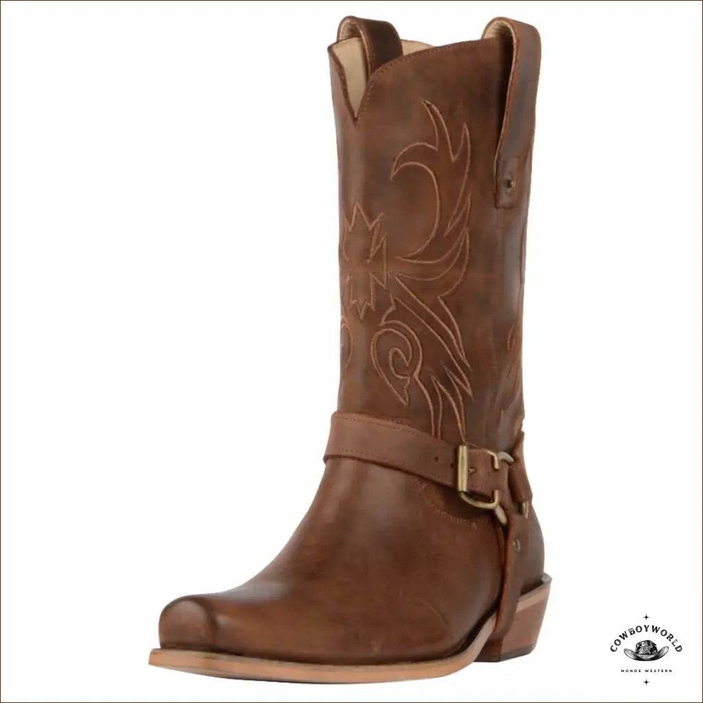 Bottes porter par les discount cowboys
