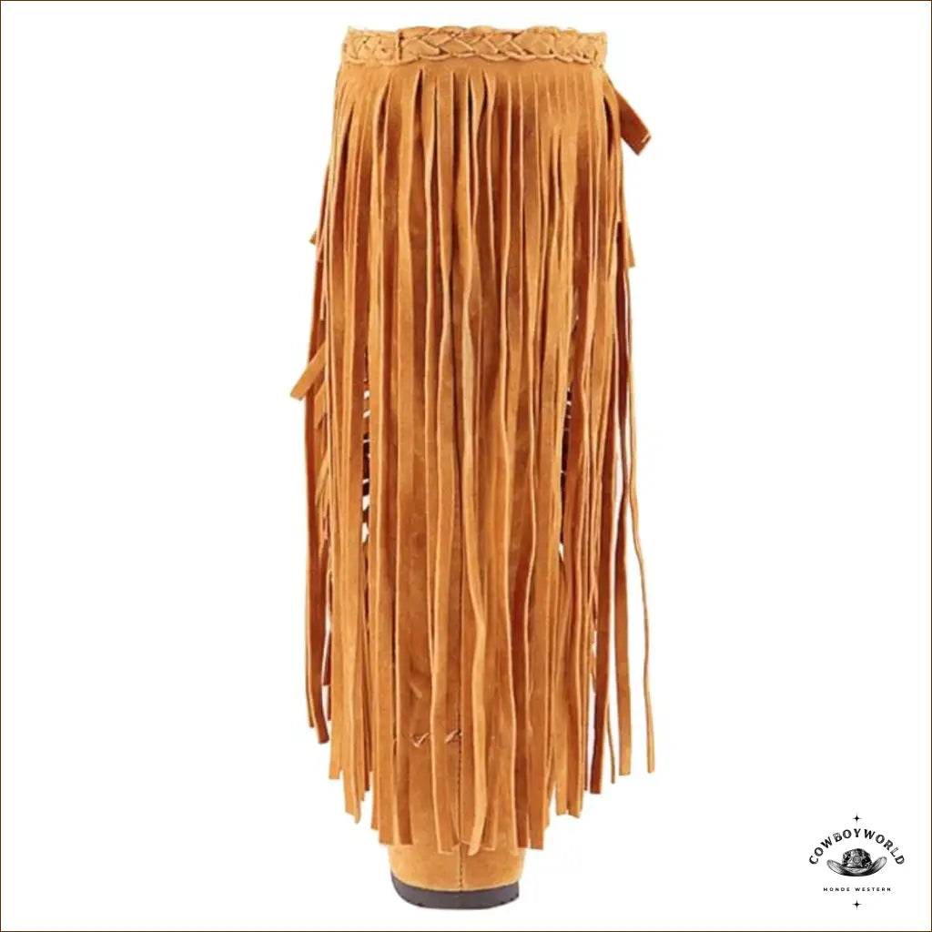 Bottes Cowboy Franges Femme - Cowboy World