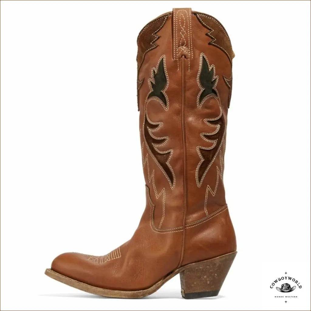 Bottes Cowboy Marron - Cowboy World