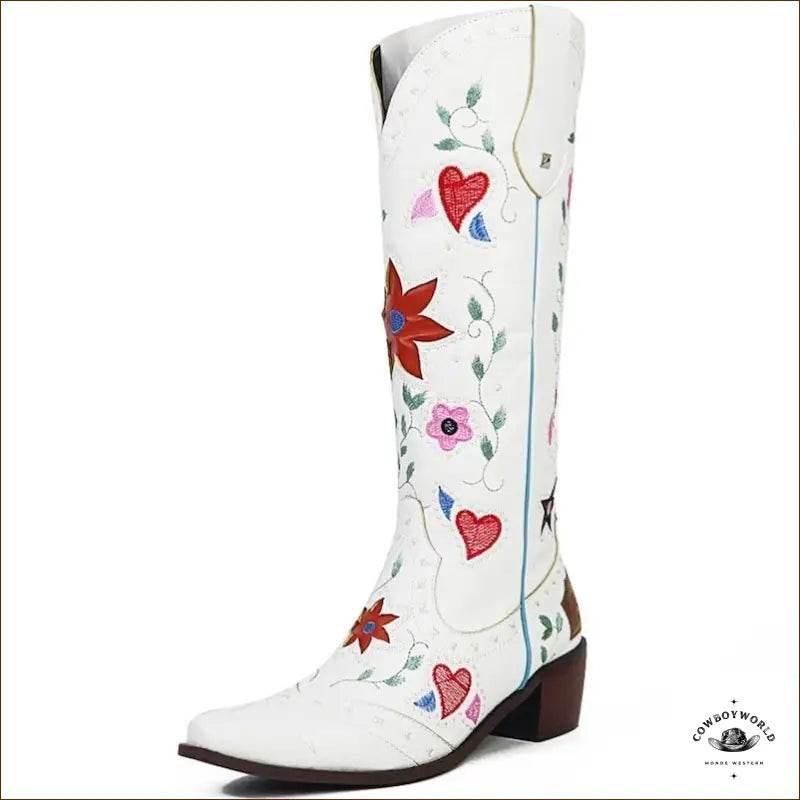 Bottes Cowboy Noires - Cowboy World