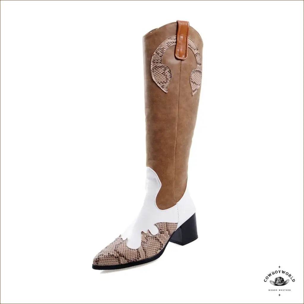 Bottes Cowboy Noires Femme - Cowboy World