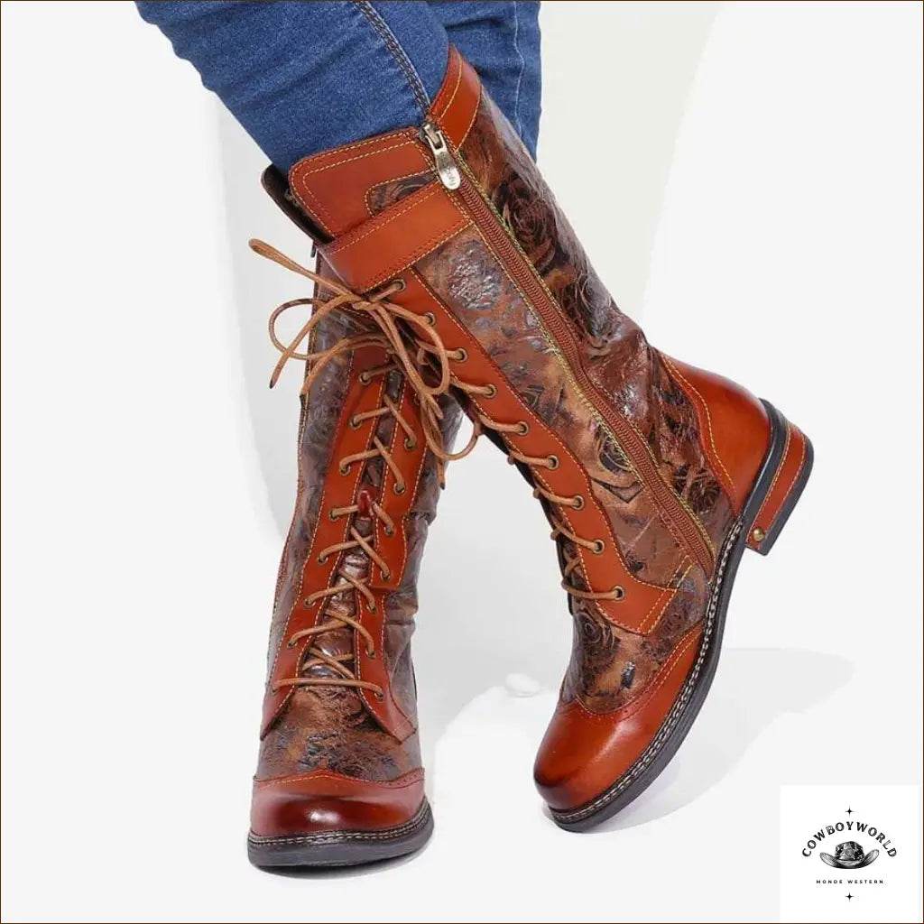 Bottes de Cowboy Femme Cuir - Cowboy World