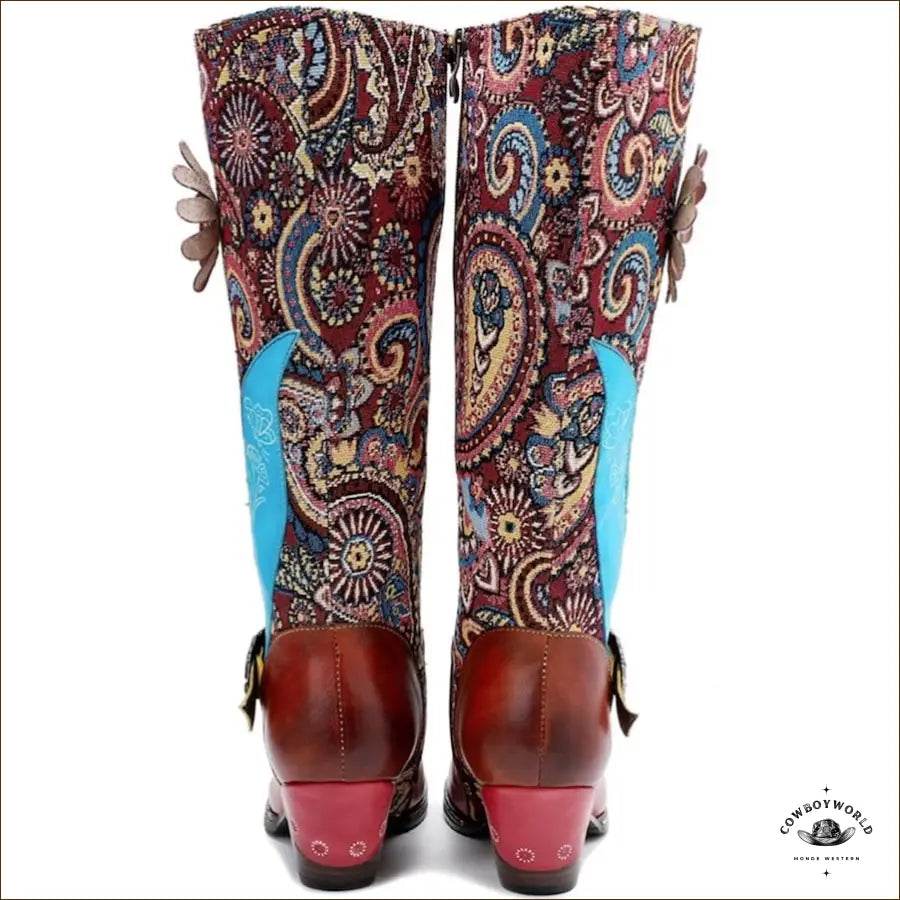 Bottes Femmes Style Cowboy - Cowboy World