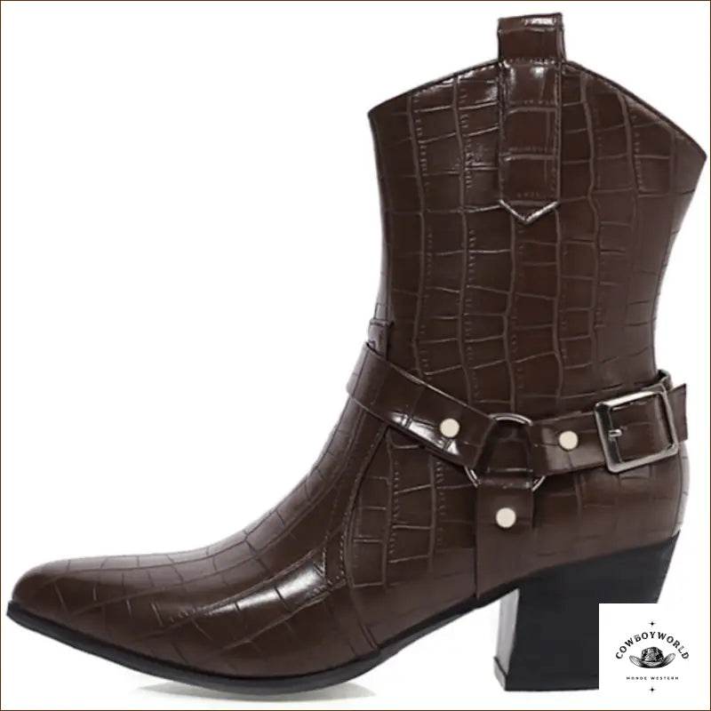 Bottes Style Western Femme - Cowboy World