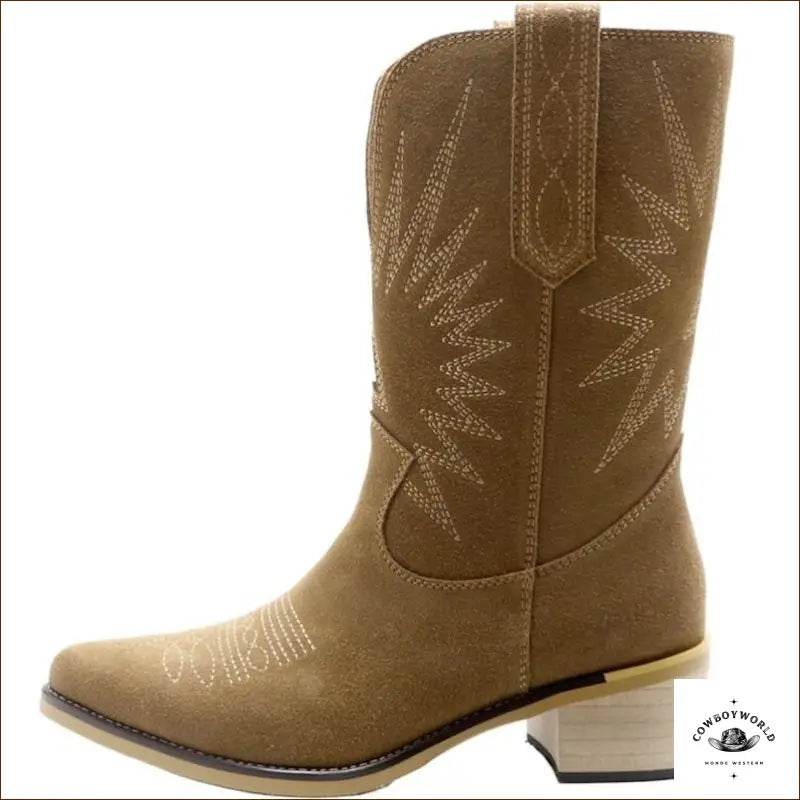 Bottes Western Daim - Cowboy World
