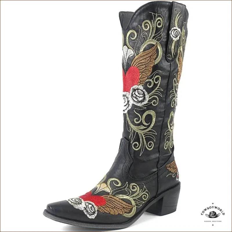 Bottes Western Rouges - Cowboy World