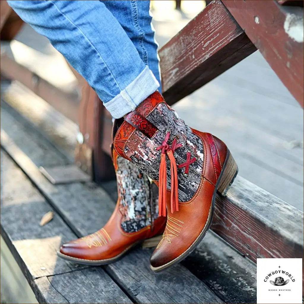 Bottines Country Femme - Cowboy World