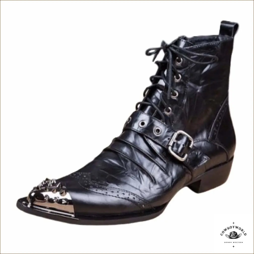 Bottines Cowboy Noires