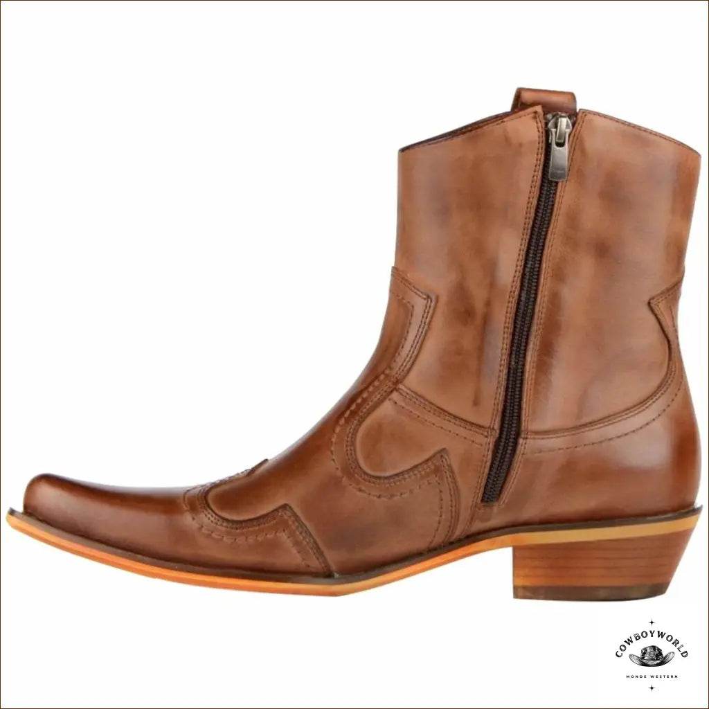 Bottines Cuir Cowboy - Cowboy World
