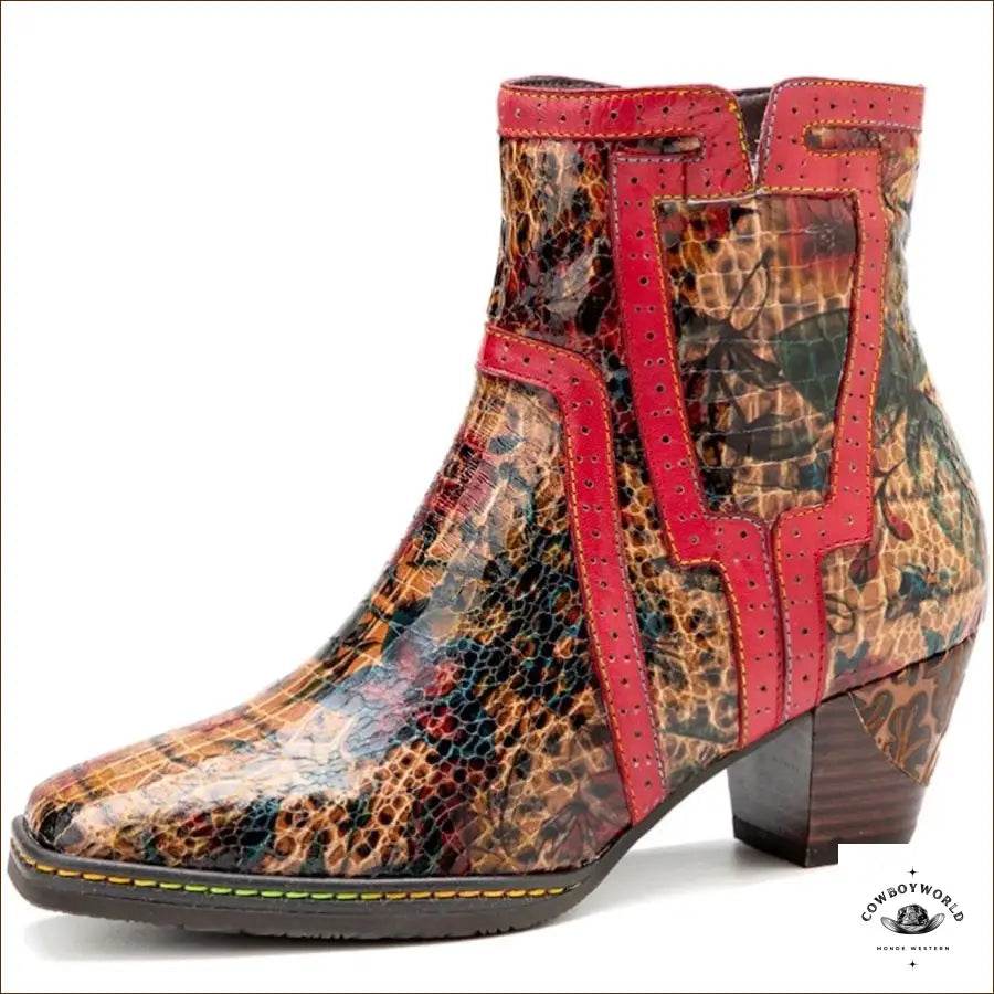 Bottines de Country Femme Cuir