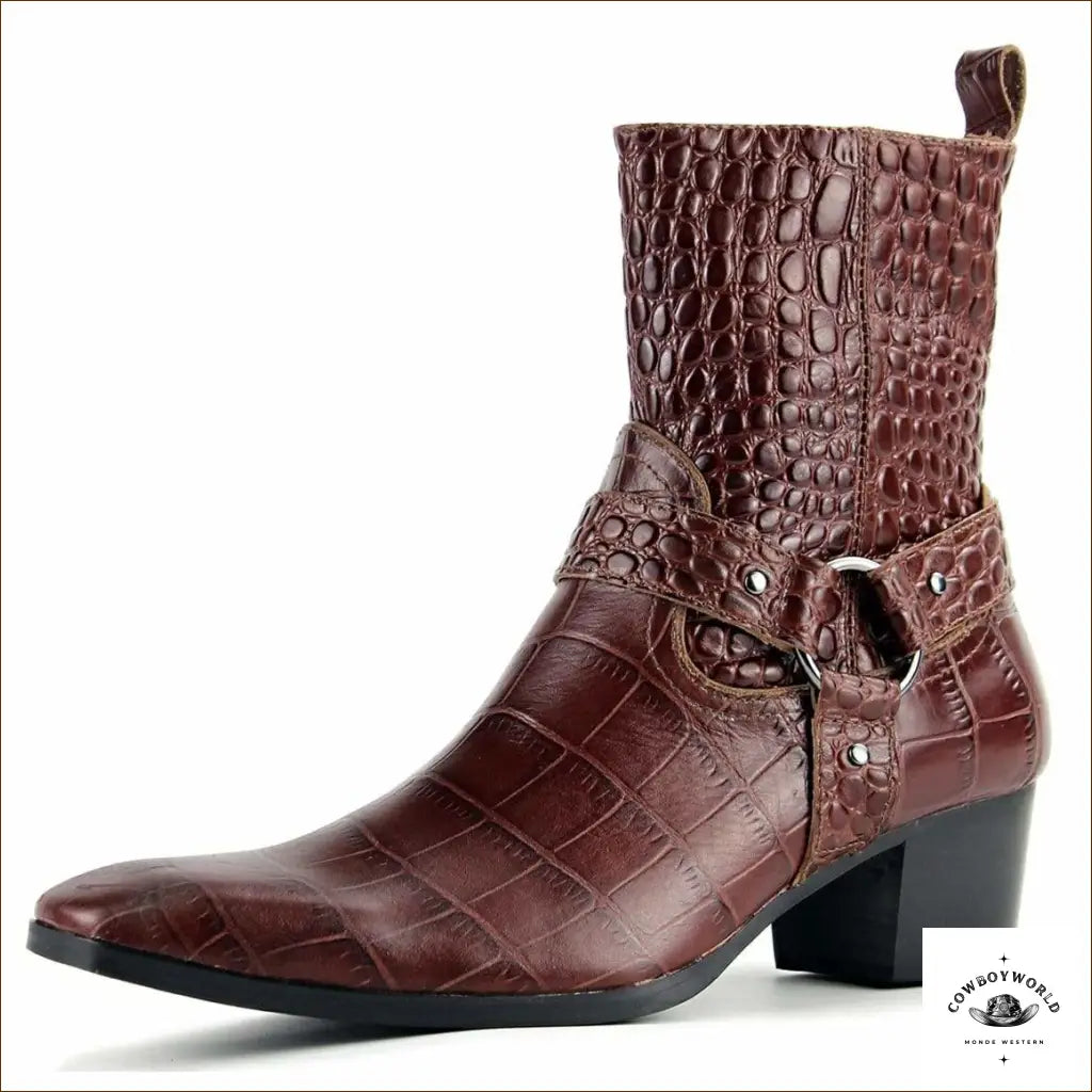 Bottines de Style Cowboy