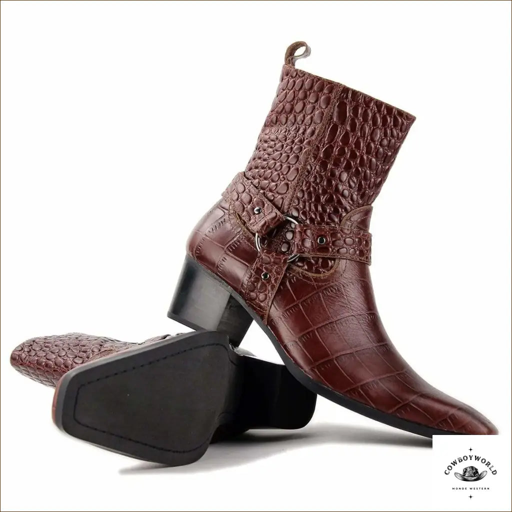 Bottines de Style Cowboy