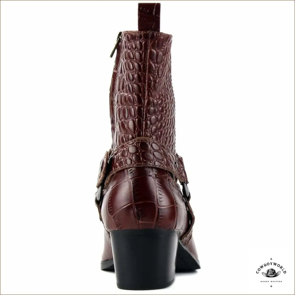 Bottines de Style Cowboy