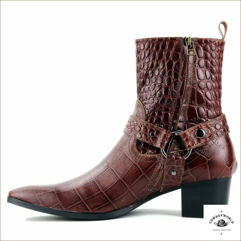 Bottines de Style Cowboy