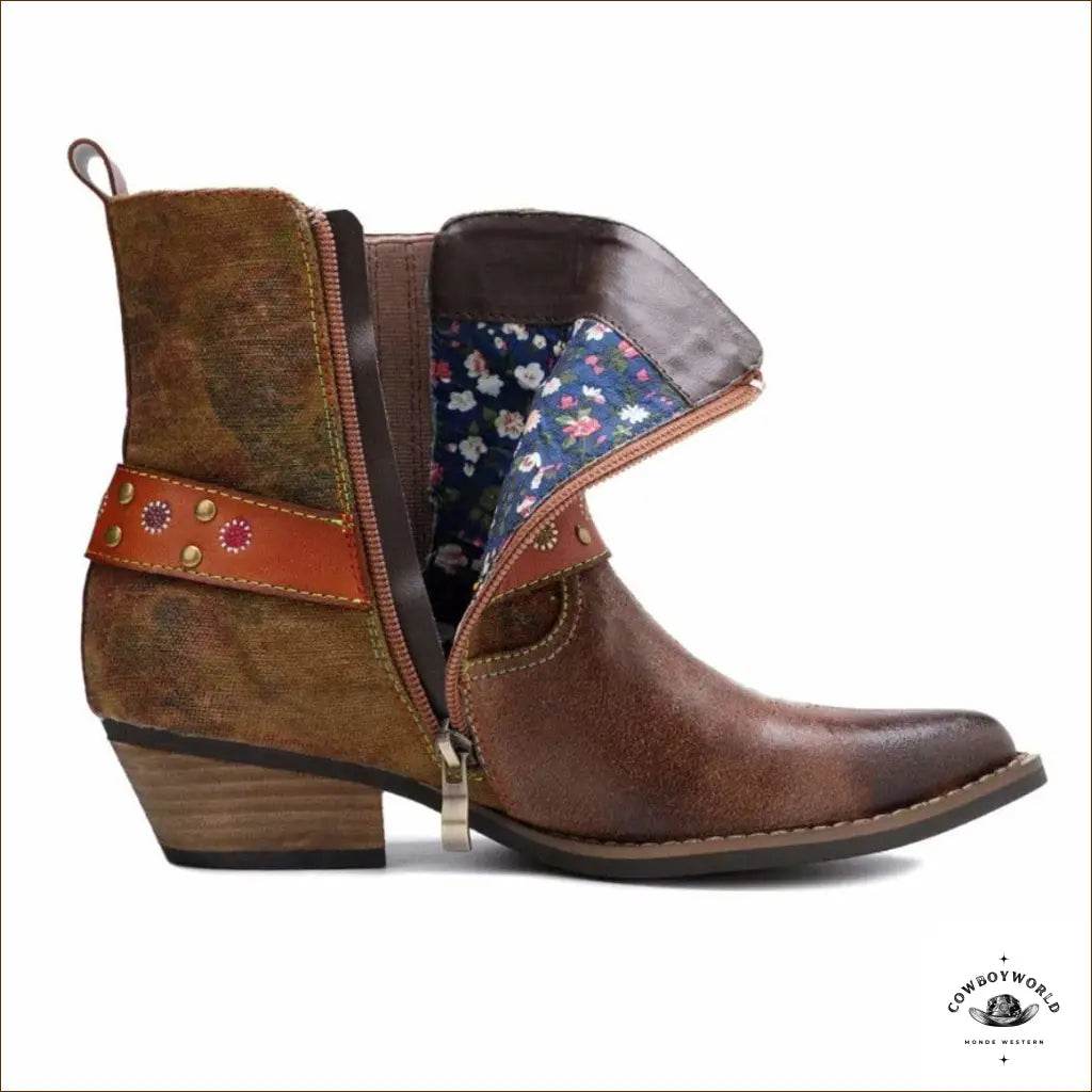 Bottines Façon Western - Cowboy World