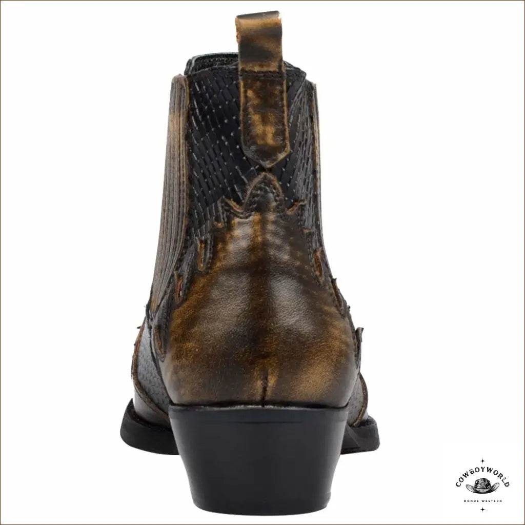 Bottines Homme Cuir Country - Cowboy World