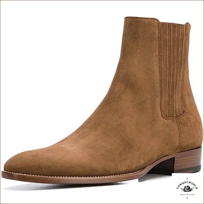Bottines Hommes Style Cowboy - Cowboy World