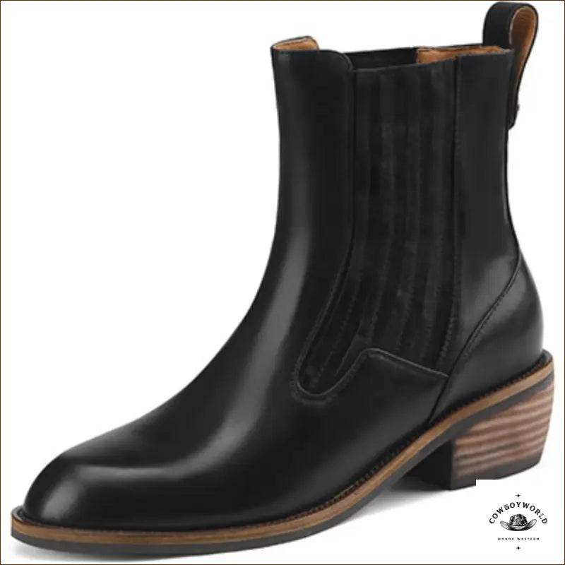 Bottines Talon Style Cowboy Femme - Cowboy World